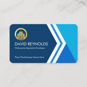 Stylish Creative Arrows Business Owners Card