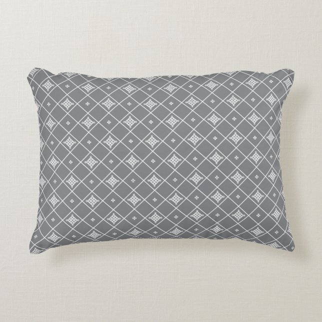 stylish cross pendant  accent pillow (Front)