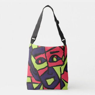 Stylish Crossbody Bag | Abstract Adam by AdzSpirit