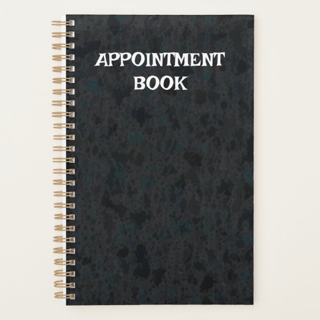 Stylish Custom Appointment Book Planner (Front)