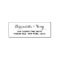 Stylish Custom Name & Address Self Inking Stamp