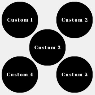 Stylish Custom Name or other Text   Black & White