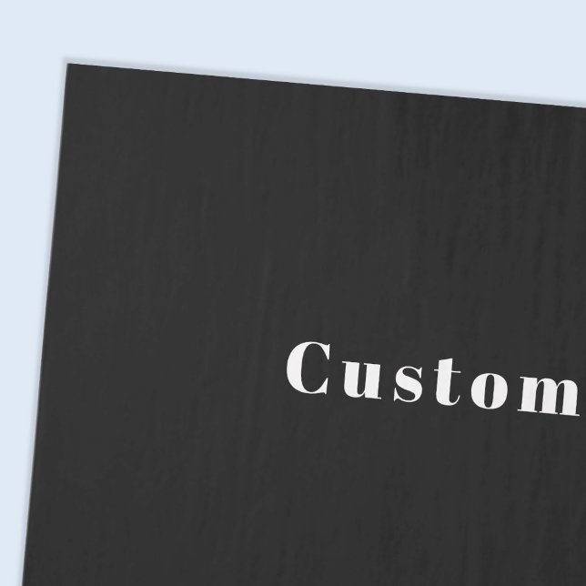 Stylish Custom Name or other Text | Black & White Tissue Paper (Creator Uploaded)