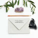 Stylish Custom Script Name & Address Pocket Stamp<br><div class="desc">Stylish Custom Script Name & Address Pocket Stamp.</div>