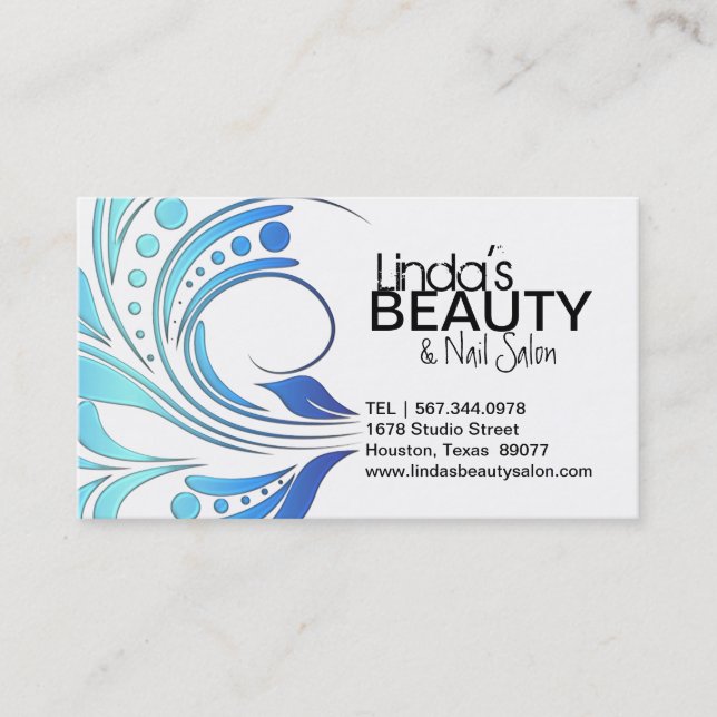 Stylish Customizable Business Cards (Front)