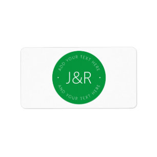 Stylish Customizable Label