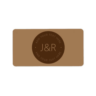 Stylish Customizable Label