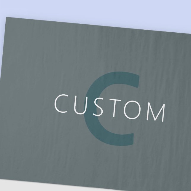 Stylish Customizable Monogram Template Tissue Paper (Creator Uploaded)