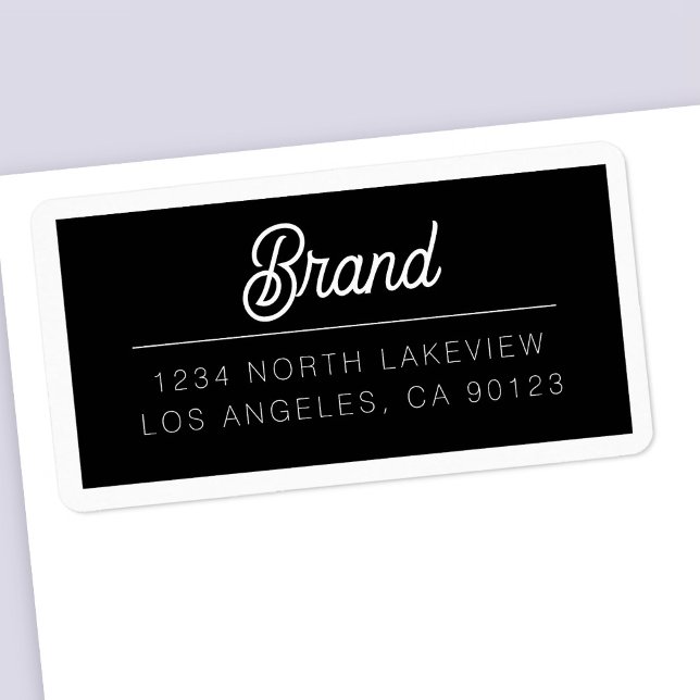 Stylish Customizable Text w/Border Label (Creator Uploaded)