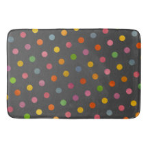  Stylish Cute Modern Grey Multicolored Polka Dots