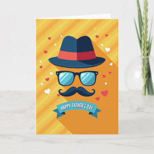 Stylish Dad Fedora Card