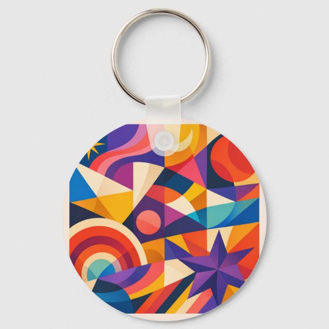 Stylish Decorative Throw Pillow | Modern & Cozy Ho Keychain (Front)