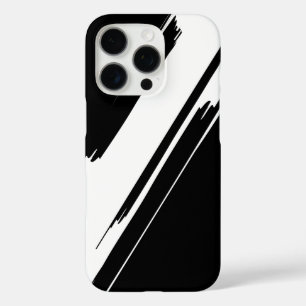 Stylish Design in Black and White iPhone 16 Pro Case