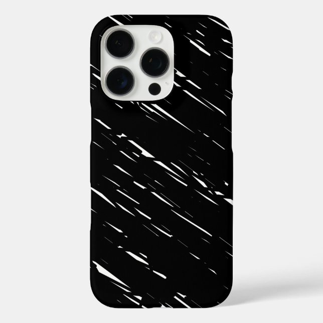 Stylish Design in Black and White Case-Mate iPhone Case (Back)