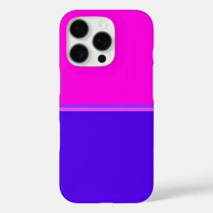 Stylish Design in Hot Pink and Purple iPhone 16 Pro Case
