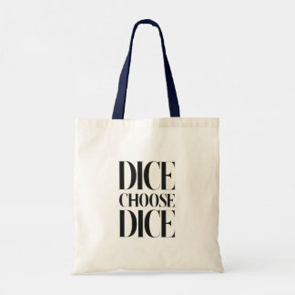 Stylish Dice Tote Bag, Dice Themed Bag
