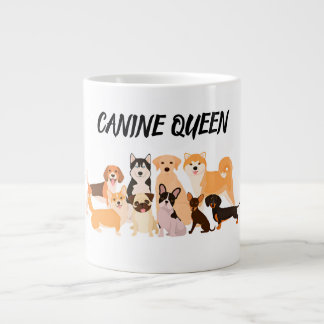Stylish Dog Mom Large Coffee Mug