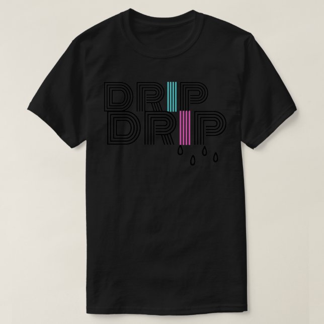 Stylish Drip Drip Worded Pullover  (Design Front)
