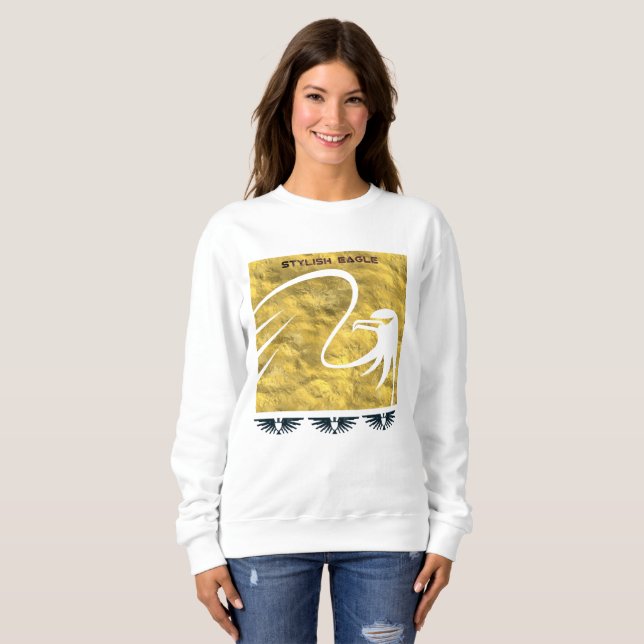 Stylish Eagle Sweatshirt (Front Full)