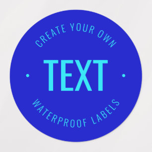 Stylish Editable Text & Colours Waterproof