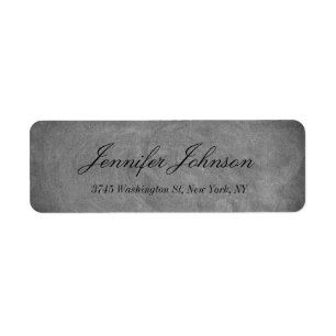 Stylish Elegant Chalkboard Handwriting Grey