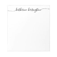 Stylish Elegant Chic Swash Script Name Calligraphy