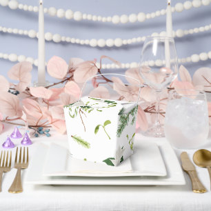 Stylish Elegant Floral Pattern Take Out Favor Box