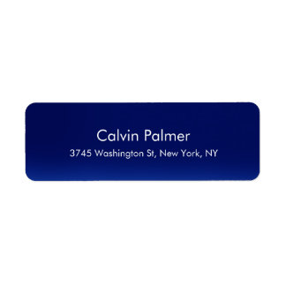 Stylish Elegant Modern Night Blue Professional