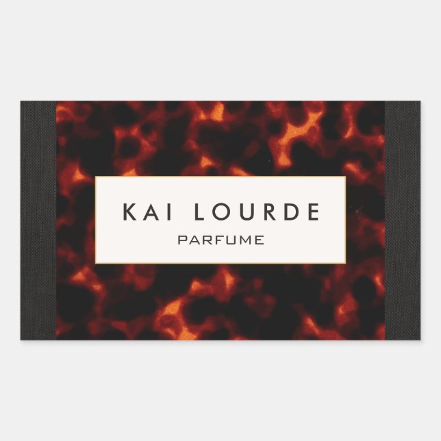 Stylish Elegant Tortoiseshell  Sticker (Front)