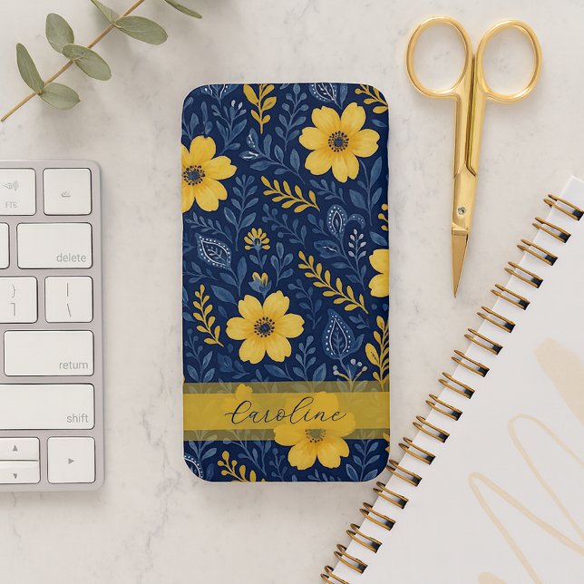 Stylish Ethnic Mediterranean Floral Art Pattern Case-Mate iPhone Case (Creator Uploaded)
