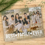 Stylish Family Photo Best Family Ever Collage Jigsaw Puzzle<br><div class="desc">Family Photo Collage 3 Photo Best Family Ever Cute Photo Jigsaw puzzle.</div>