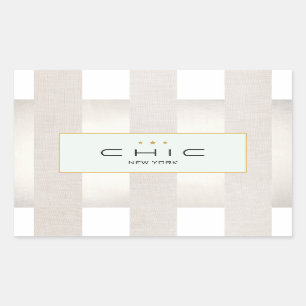 Stylish Fashion and Beauty Modern Striped Sticker