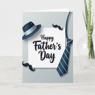 Stylish Fathers Day Card