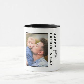 "Stylish Father's Day Photo Card" Mug