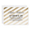 Stylish Faux Gold Glitter Birthday Invitation