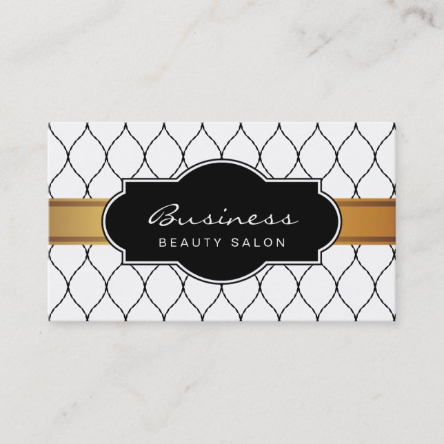 Stylish Fishnet Lace Beauté Salon Rendez-vous (Devant)