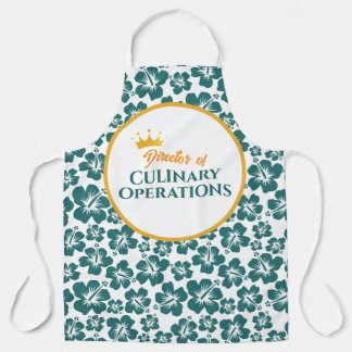 Stylish Floral All-Over Print  Apron