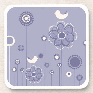 Stylish Floral Decor Cork Coaster
