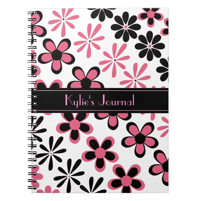 Stylish Floral Journal Notebook (Front)
