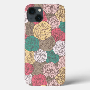 Stylish floral pattern. Bright floral iPhone 13 Case