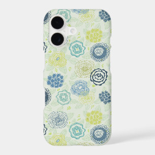Stylish floral pattern with cute flowers