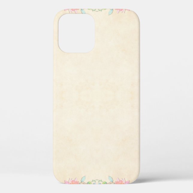 Stylish Flowers Pattern Case-Mate iPhone Case (Back)