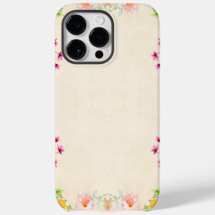 Stylish Flowers Pattern Case-Mate iPhone 14 Pro Max Case