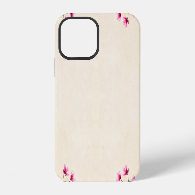 Stylish Flowers Pattern iPhone Case (Back)