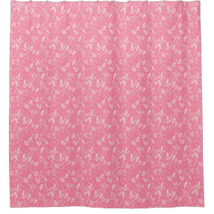 Stylish foliage pink pattern