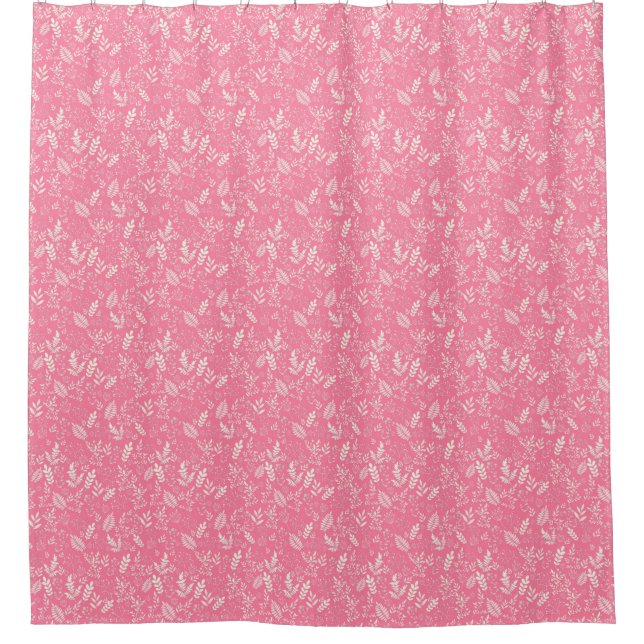Stylish foliage pink pattern (Front)