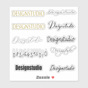 Stylish Font Name Sticker