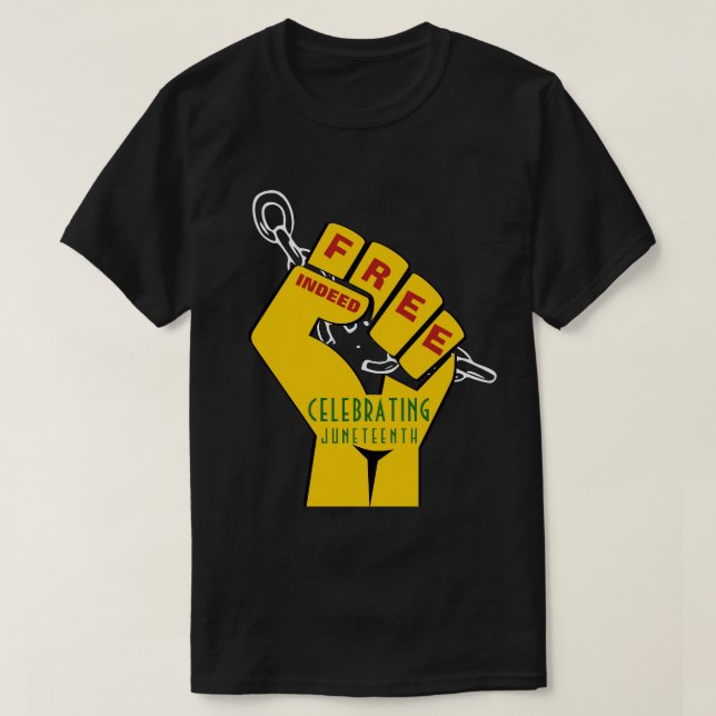 Stylish Free Indeed JUNETEENTH T-Shirt (Design Front)