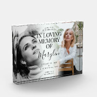 Stylish Funeral Memorial Before & After Glass 