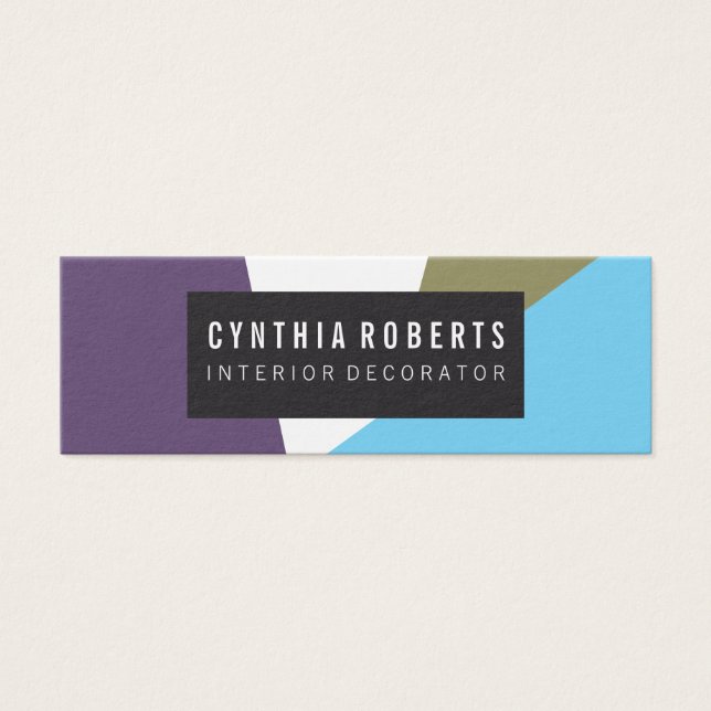 Stylish Geometric Colour Blocks (Front)